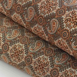 Tissu Termeh persan orné de motif cachemire