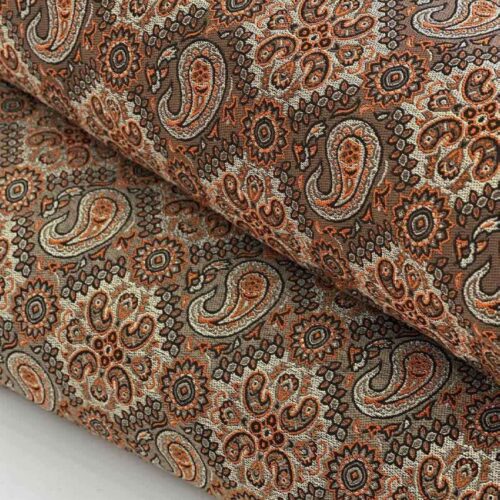 Tissu Termeh persan orné de motif cachemire