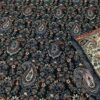 Tissu Termeh persan élégant avec motif floral cachemire