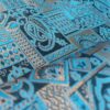 Tissu Termeh persan élégant avec motif cachemire