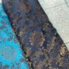 Tissu Termeh persan avec motif cachemire – Turquoise
