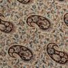 Tissu Termeh persan avec motif floral cachemire