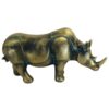 Figurine décorative de rhinocéros - Accent décoratif pour la maison