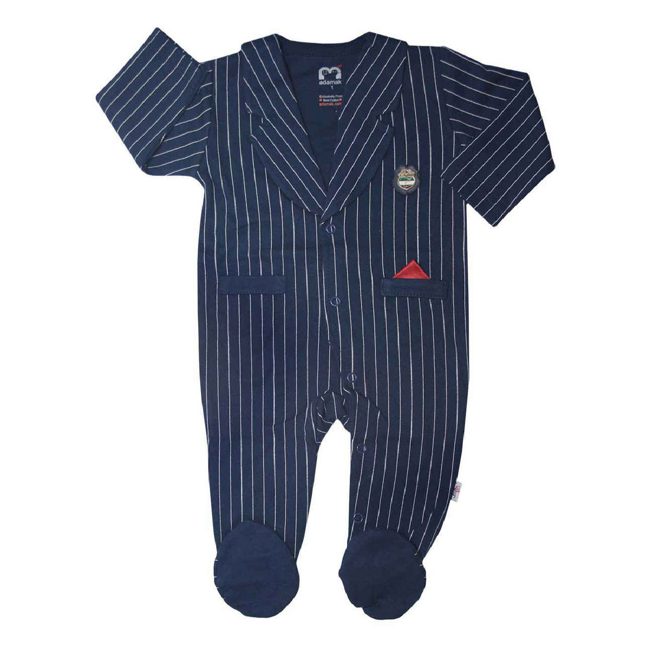 Barboteuse à Manches Longues Stylée pour Bébé – Confortable & Respirante