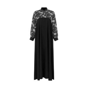 Abaya à coupe stylée pour femmes avec design Paisley