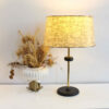 Lampe d'accent avec design d'abat-jour tambour doré