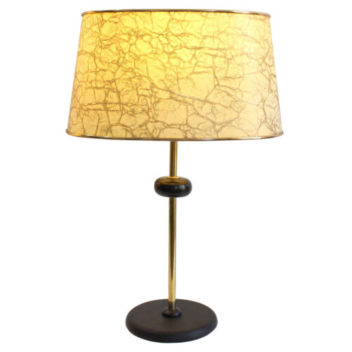 Lampe d’accent avec design d’abat-jour tambour doré