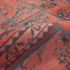 Tapis Persan Vintage Patchwork Noué à la Main Marron Foncé