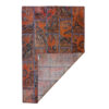 Tapis Persan Vintage Patchwork Noué à la Main Marron Foncé