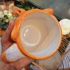 Tasse en céramique artistique - Design animal, édition Orange