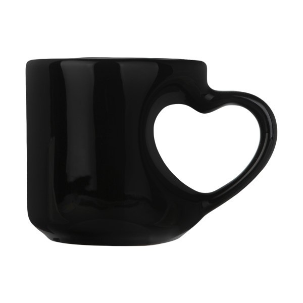 Tasse en céramique artistique - Design poignée en forme de cœur, Chic & Luxe
