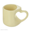 Tasse en céramique artistique - Design poignée en forme de cœur, Chic & Luxe