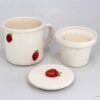 Tasse en céramique artisanale - Design Fraises