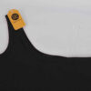 Bodysuit sans manches pour femmes en noir adapté pour des cérémonies