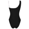 Bodysuit sans manches pour femmes en noir adapté pour des cérémonies