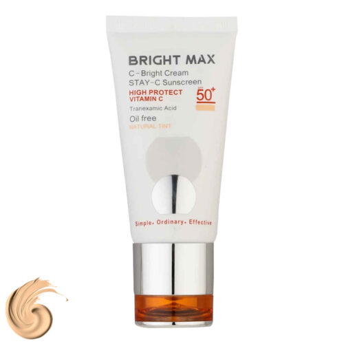 Bright Max C-Bright Crème Solaire Teintée SPF50 – Sans Huile
