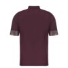 Veste de chef à manches courtes pour homme en cramoisi