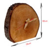 Horloge de Bureau en Bois Classique - Parfaite pour Maison ou Bureau