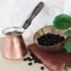 Cezve à Café Turc - Pot à Café en Cuivre Authentique pour Infusion Traditionnelle