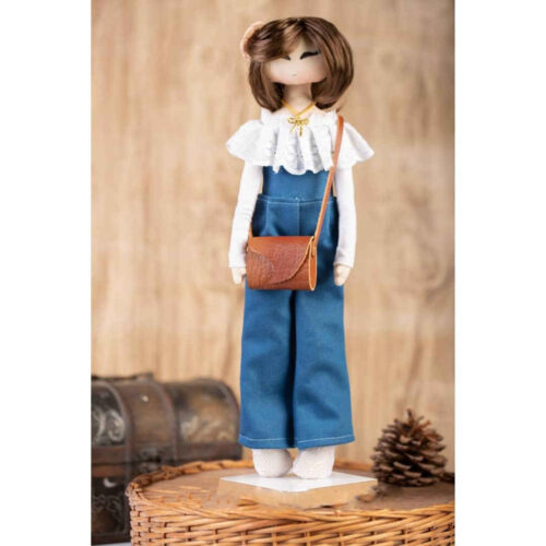 Poupée Tilda Personnalisable avec Support – Idéale pour Collectionneurs et Décoration