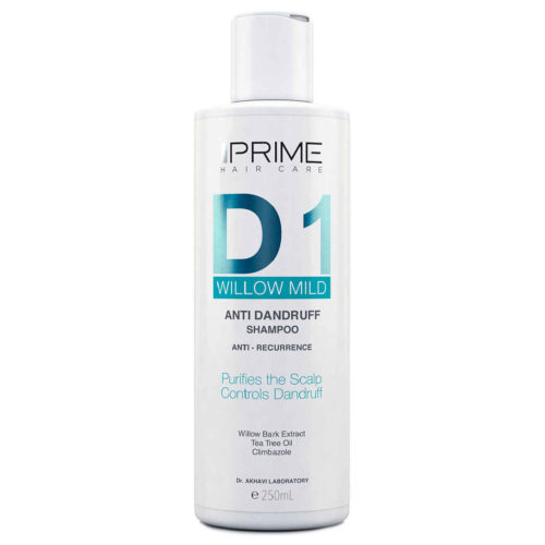 Shampooing antipelliculaire doux D1 Willow par Prime – 250 ml