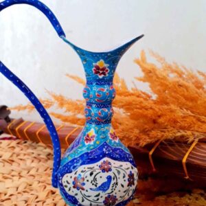 Pichet Décoratif avec Émail Persan Minakari