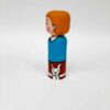 Poupée Pég en Bois Décorative : Modèle Tintin & Milou