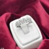 Bague délicate en argent pour femmes, classique et chic