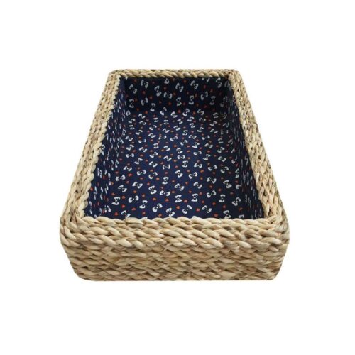 Panier en osier tissé à la main, élégant et chic