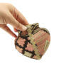 Vase en poterie bulbous fait main avec design de tapis persan de Tabriz