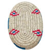 Panier de rangement tissé à la main avec design bateau en crème