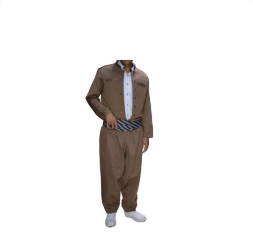 Vêtements Kurdes avec Pishtwen pour Hommes – Marron