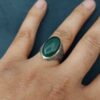 Bague en argent Agate pour homme Chic & Luxe