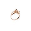 Bague en laiton persan pour femmes avec design floral