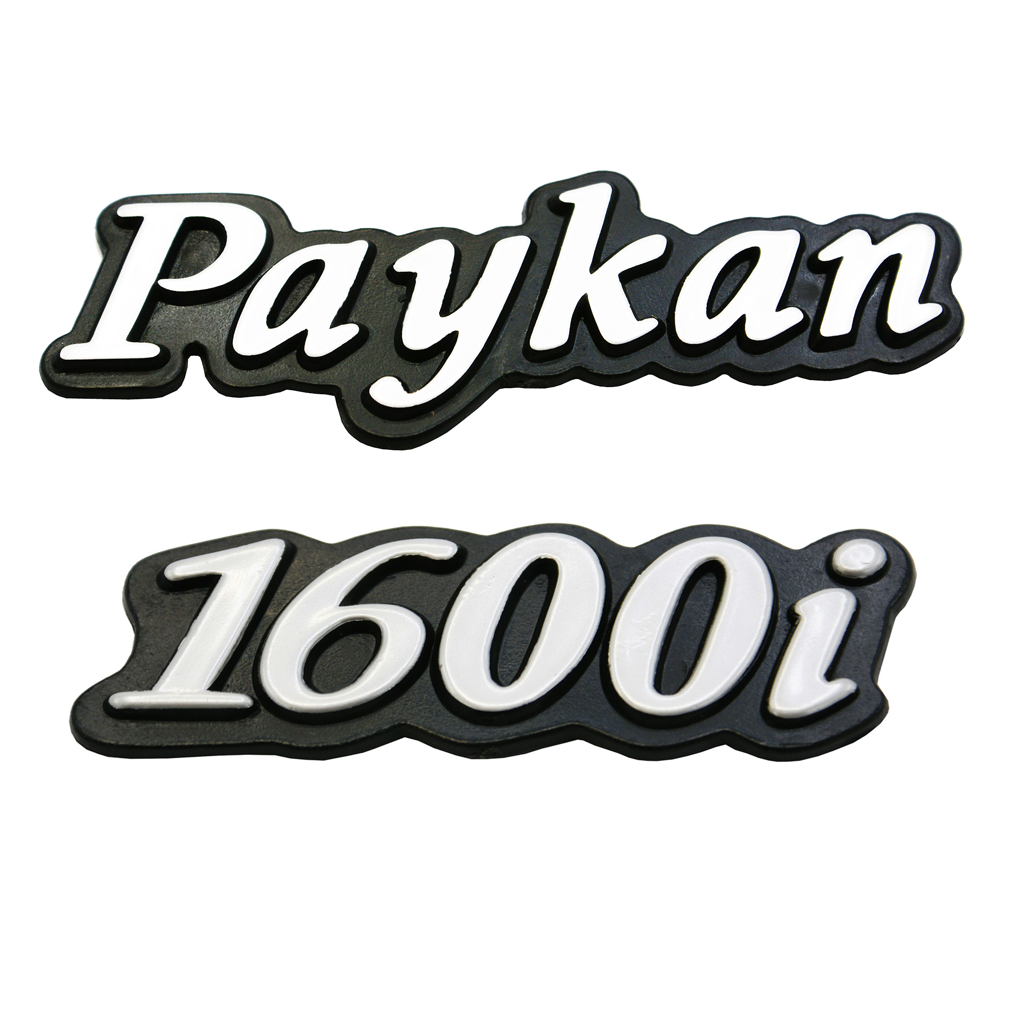 Emblème Persan pour Voiture Peykan - Argenté, Lot de 2