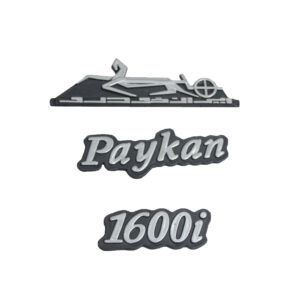 Emblème Persan pour Voiture Peykan – Argenté, Lot de 3