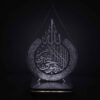 Lampe de chevet LED Islamique avec design Ayat al-Kursi