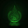 Lampe de chevet LED Islamique avec design Ayat al-Kursi