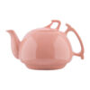 Théière de service en porcelaine chic et luxe en rouge