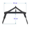 Grill Pliable Portable pour Feu de Camp pour Cuisine en Plein Air