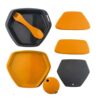 Ensemble de Vaisselle Portable pour Camping de 5 Pièces