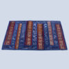 Tapis Persan Vintage Patchwork Noué à la Main Bleu