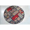 Tapis Persan Vintage Patchwork Noué à la Main Rouge