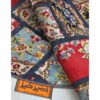 Tapis Persan Vintage Patchwork Noué à la Main Rouge