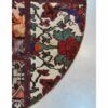 Tapis Persan Vintage Patchwork Noué à la Main Traditionnel Rouge