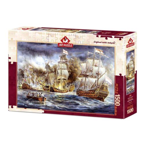 Puzzle Historique de 1500-Pièces – Bataille en Haute Mer