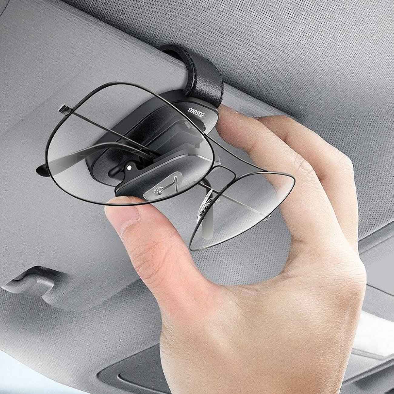 Clip Porte-lunettes Baseus – Accessoire Voiture pour Lunettes