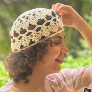 Chapeau Crocheté – Accessoire d’Hiver Chaud et Tendance en Crème