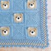 Dessus de Lit Bébé au Crochet Tissé à la Main – Pour le Berceau de Bébé, Fait avec Amour