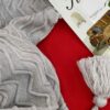 Couverture Tricotée pour Canapé – Élégante & Confortable